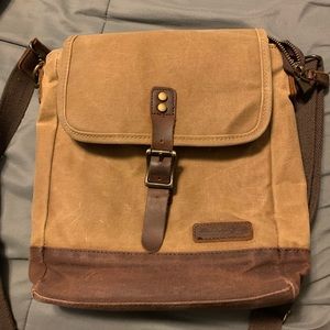 Waxed canvas bag